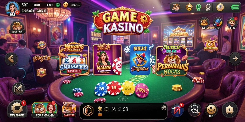 Gameplay menarik dari 5RT yang menawarkan keseruan kasino.