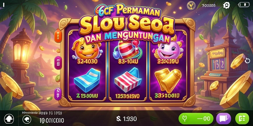 Screenshot gameplay 6CF menampilkan keseruan permainan Slot.