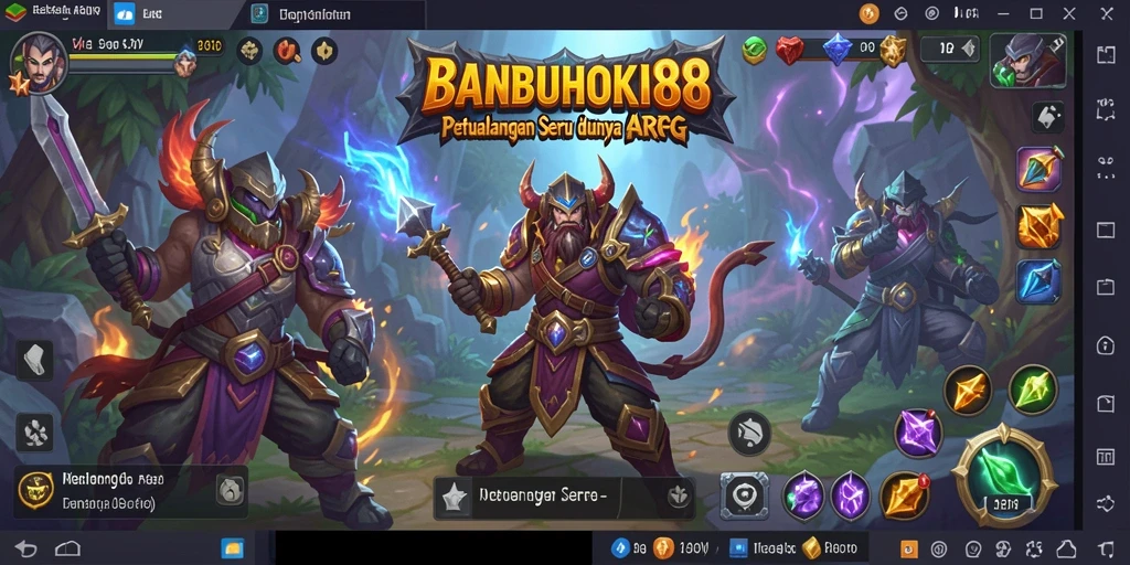 Tampilan aksi seru dalam gameplay BANBUHOKI88 yang memukau.