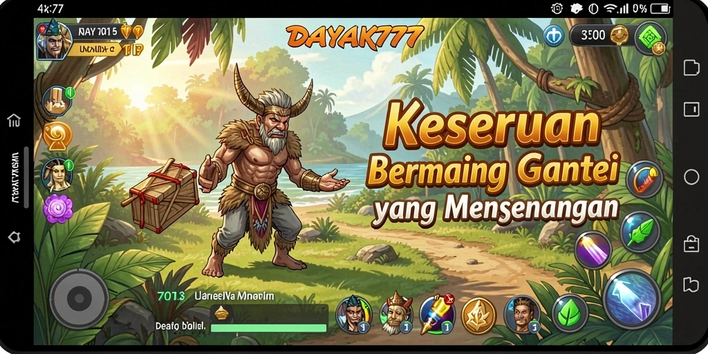 Tangkapan layar DAYAK777 menampilkan keindahan grafis dan gameplay yang menarik.