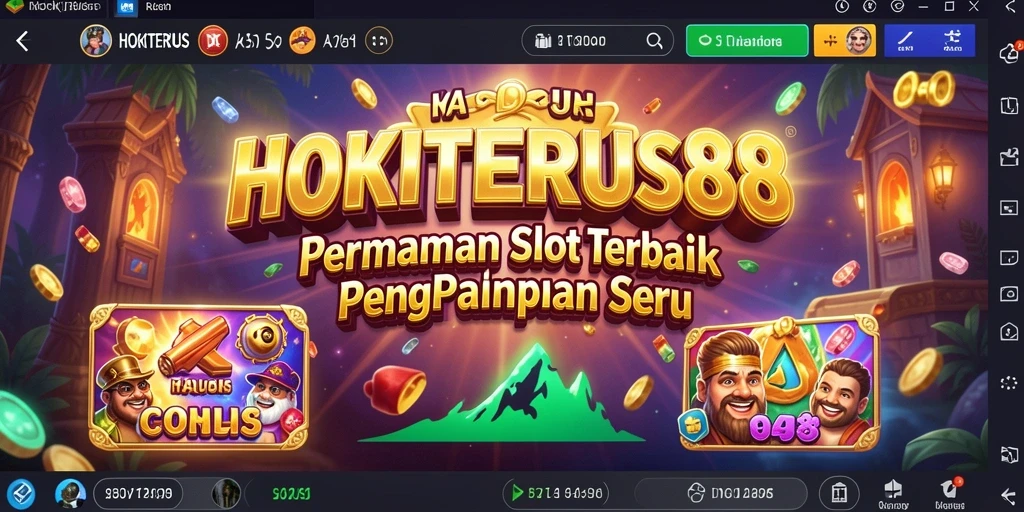 Tampilan gameplay menarik dari HOKITERUS88 dengan berbagai tema slot.