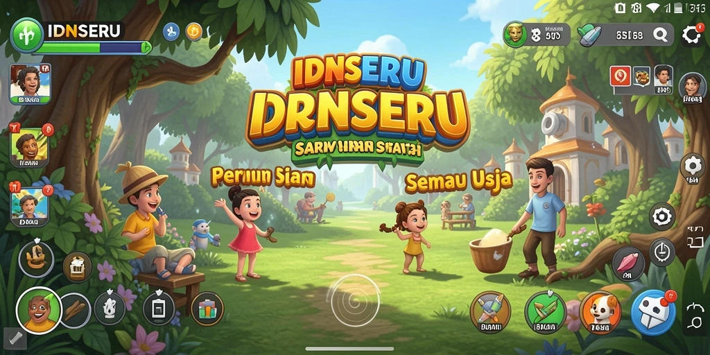 Tangkapan layar gameplay <strong>IDNSERU</strong> yang menyenangkan dan menghibur.