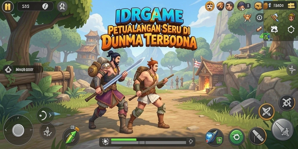 Screenshot gameplay IDRGAME menunjukkan petualangan eksplorasi yang mendalam.