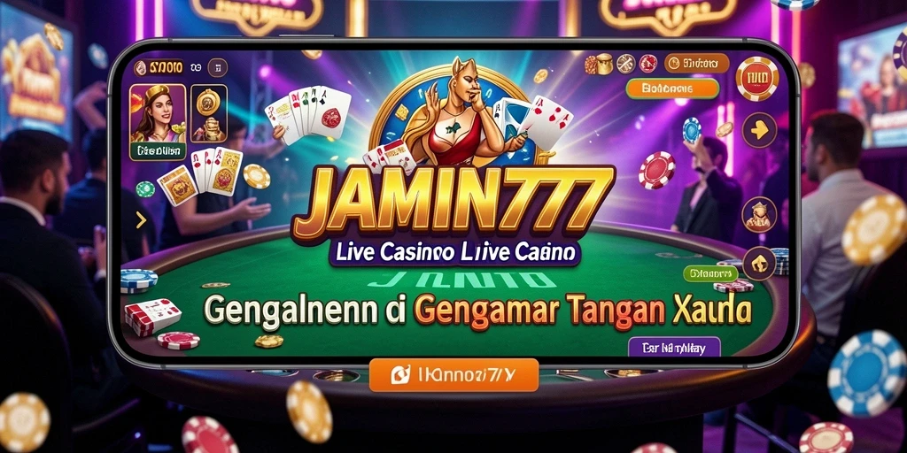 Tampilan gameplay menarik di JAMIN777 yang menyajikan suasana kasino langsung.