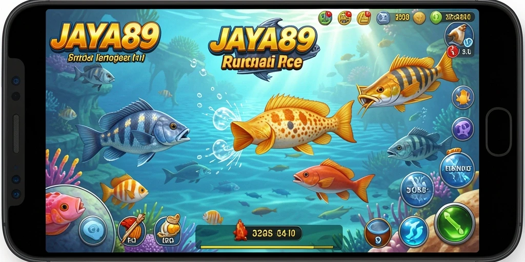 Tampilan menarik dari gameplay Tembak Ikan JAYA89 yang seru.
