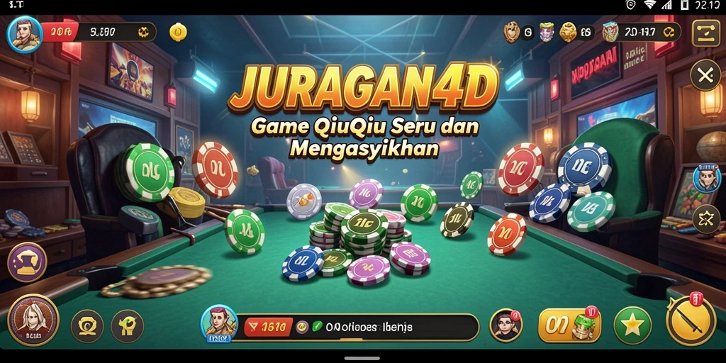 Gameplay QiuQiu seru di JURAGAN4D.