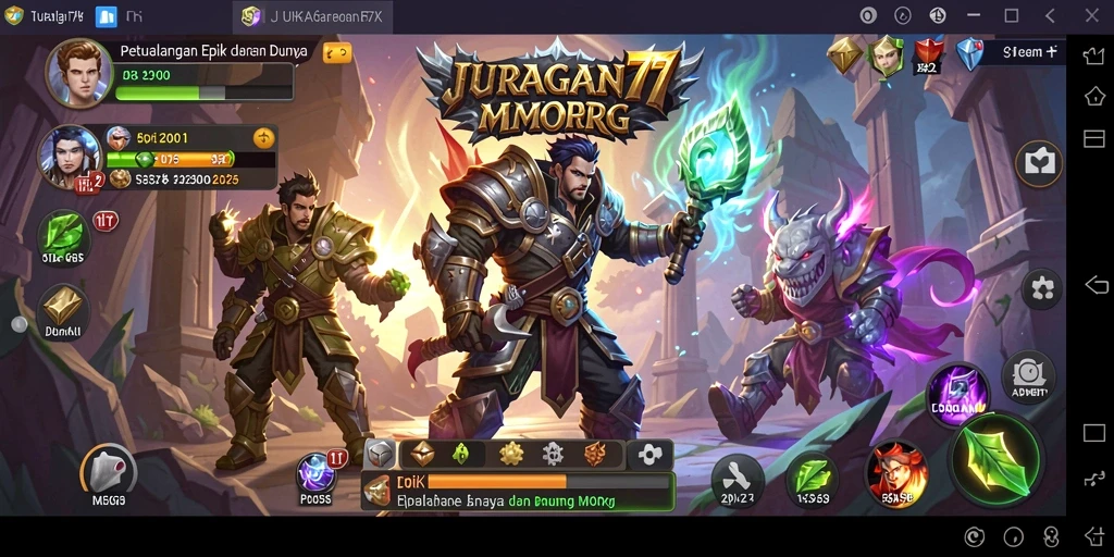 Gambaran gameplay JURAGAN77 yang seru dan menantang.