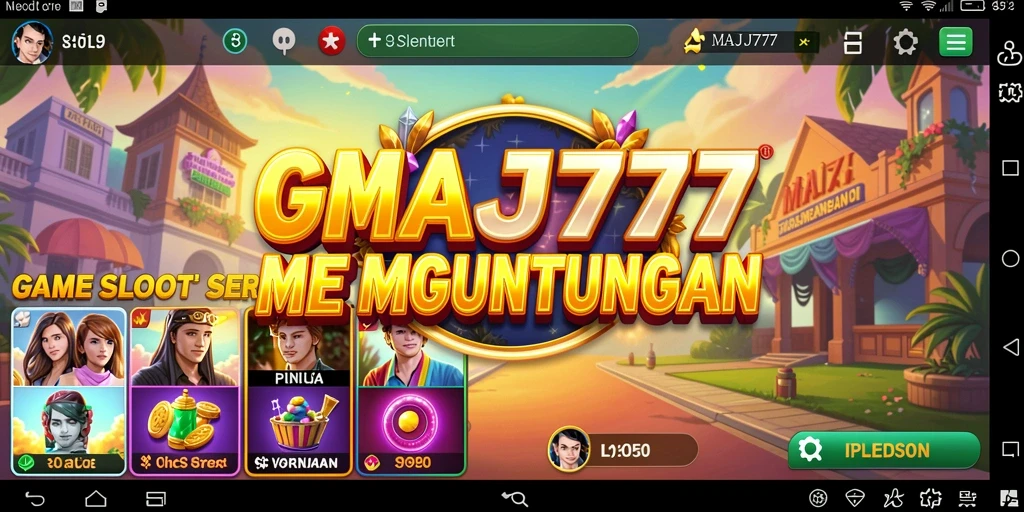Tampilan gameplay seru dalam game slot MAJ777 dengan fitur menarik.