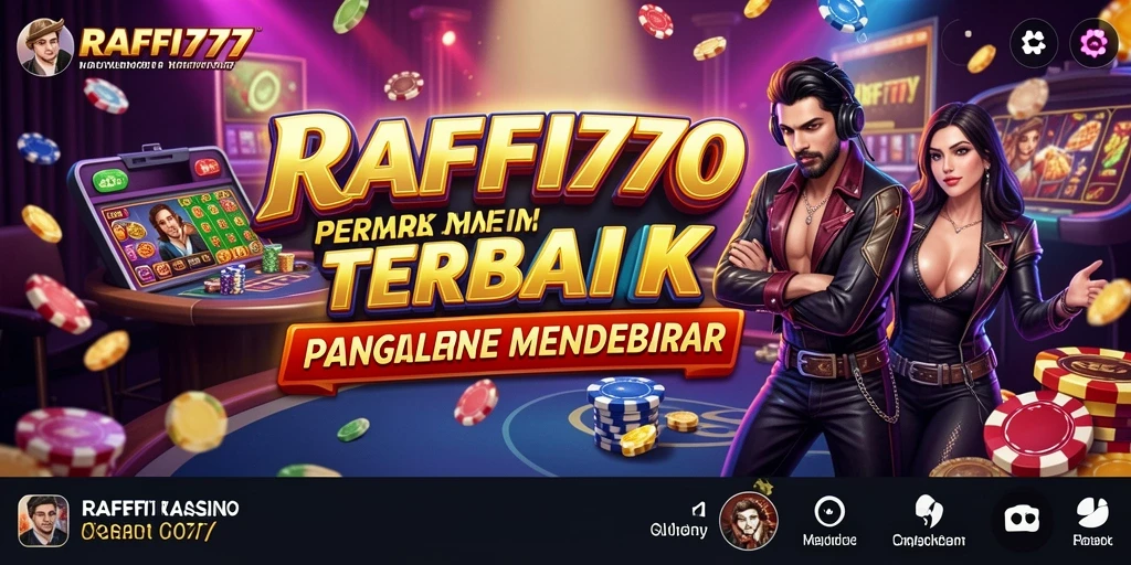 Tampilan gameplay mendebarkan dari RAFFI777 menampilkan aksi kasino seru.