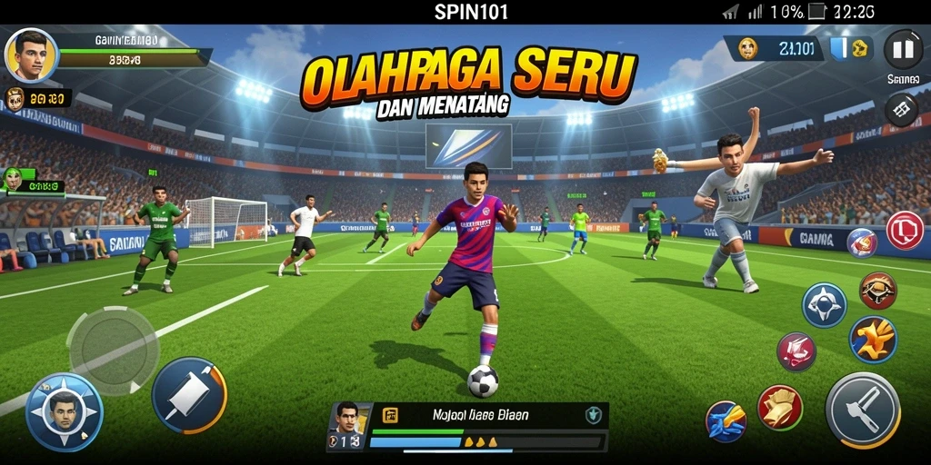 Tampilan seru dan mendebarkan dari gameplay SPIN101 yang memanjakan mata.