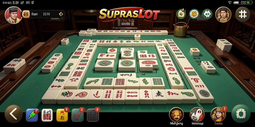 Tampilan gameplay SUPRASLOT yang mendebarkan dan penuh warna.