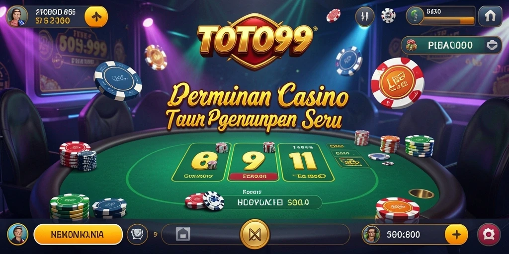 Tampilan gameplay TOTO99 yang seru dan interaktif dalam Live Casino.