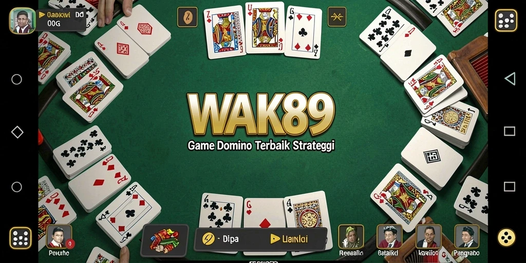Tampilan gameplay WAK89 yang seru dan menantang di dalam game Domino.