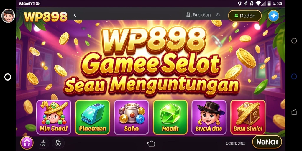 Tampilan gameplay menarik dari WP888 dengan slot yang beragam.